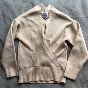 ~great condition~ sweater with detailed neckline
